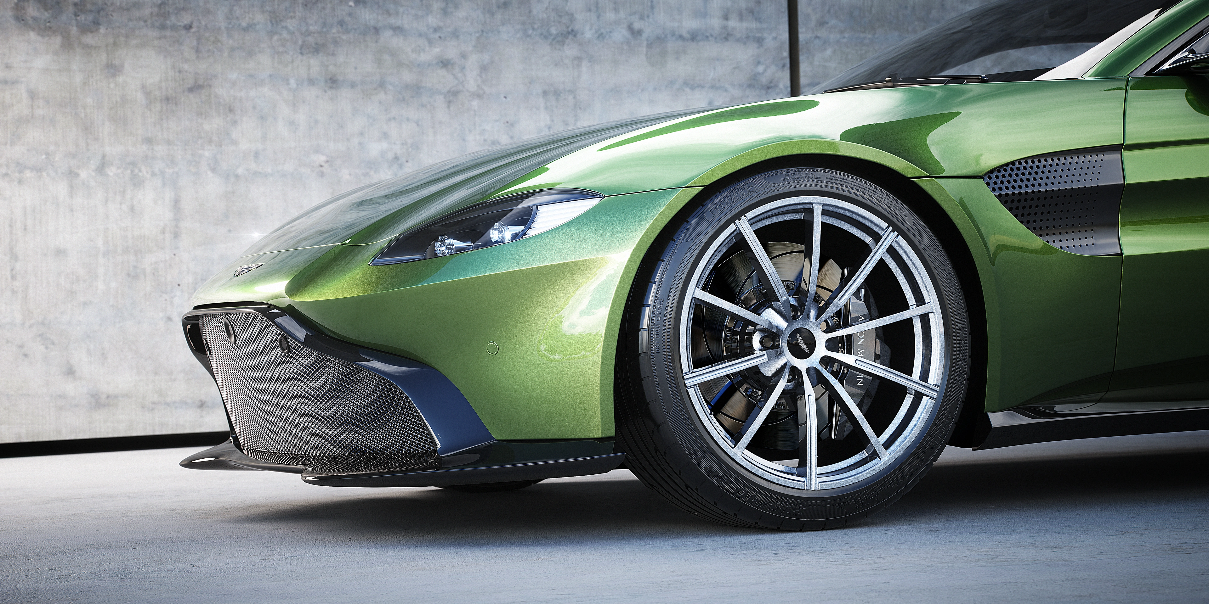 3D render of an Aston Martin Vantage