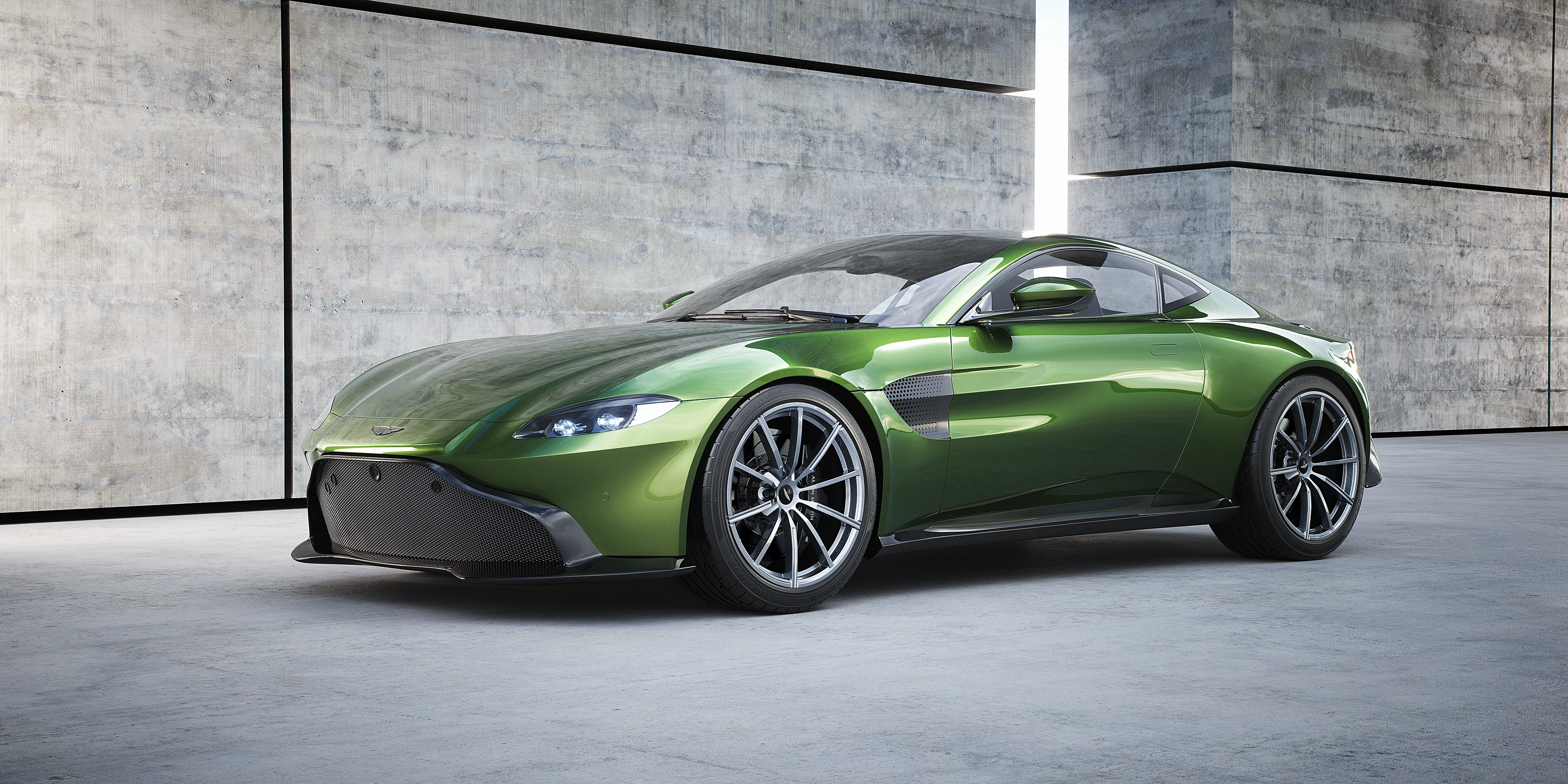 3D render of an Aston Martin Vantage