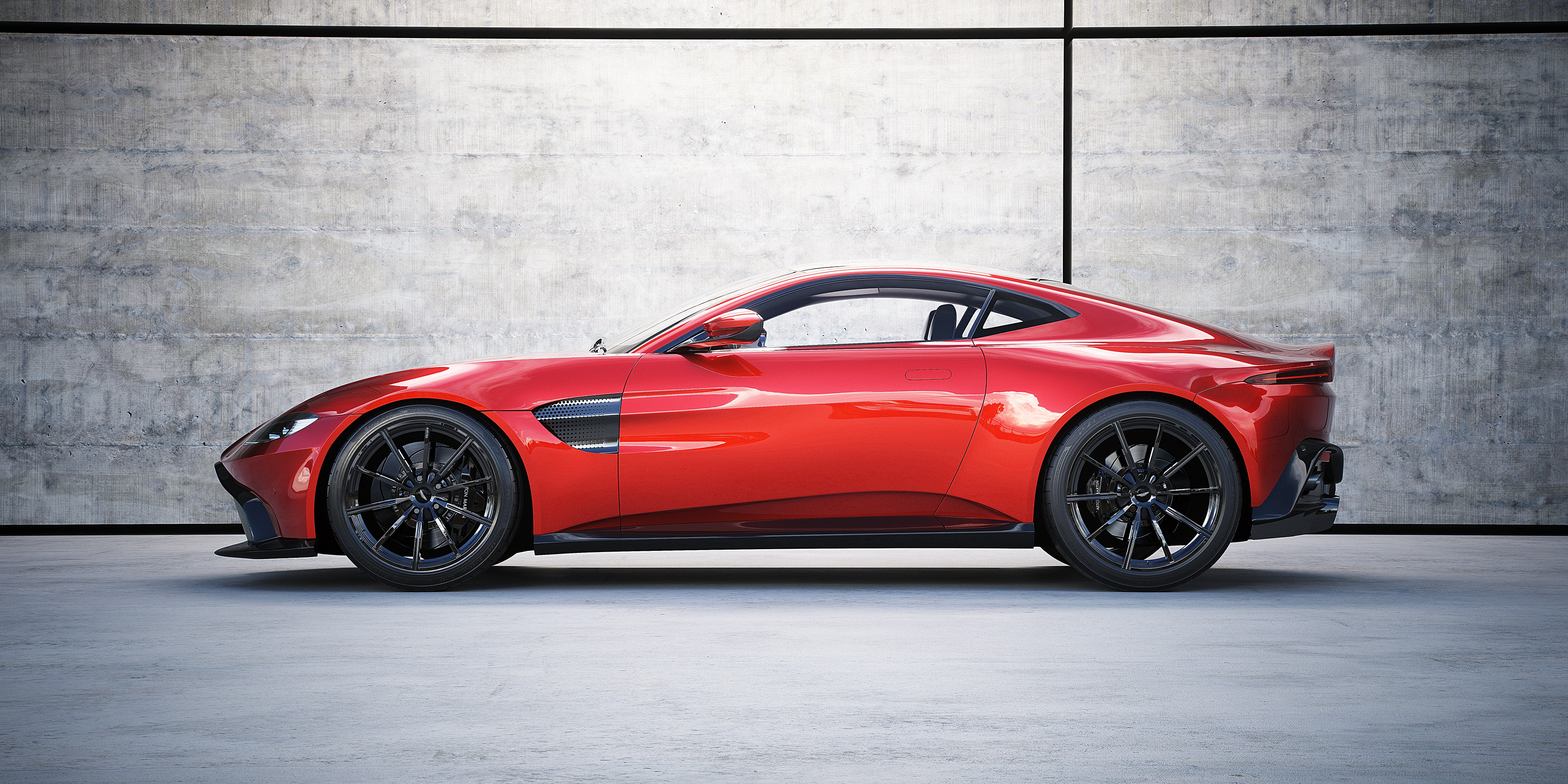 3D render of an Aston Martin Vantage