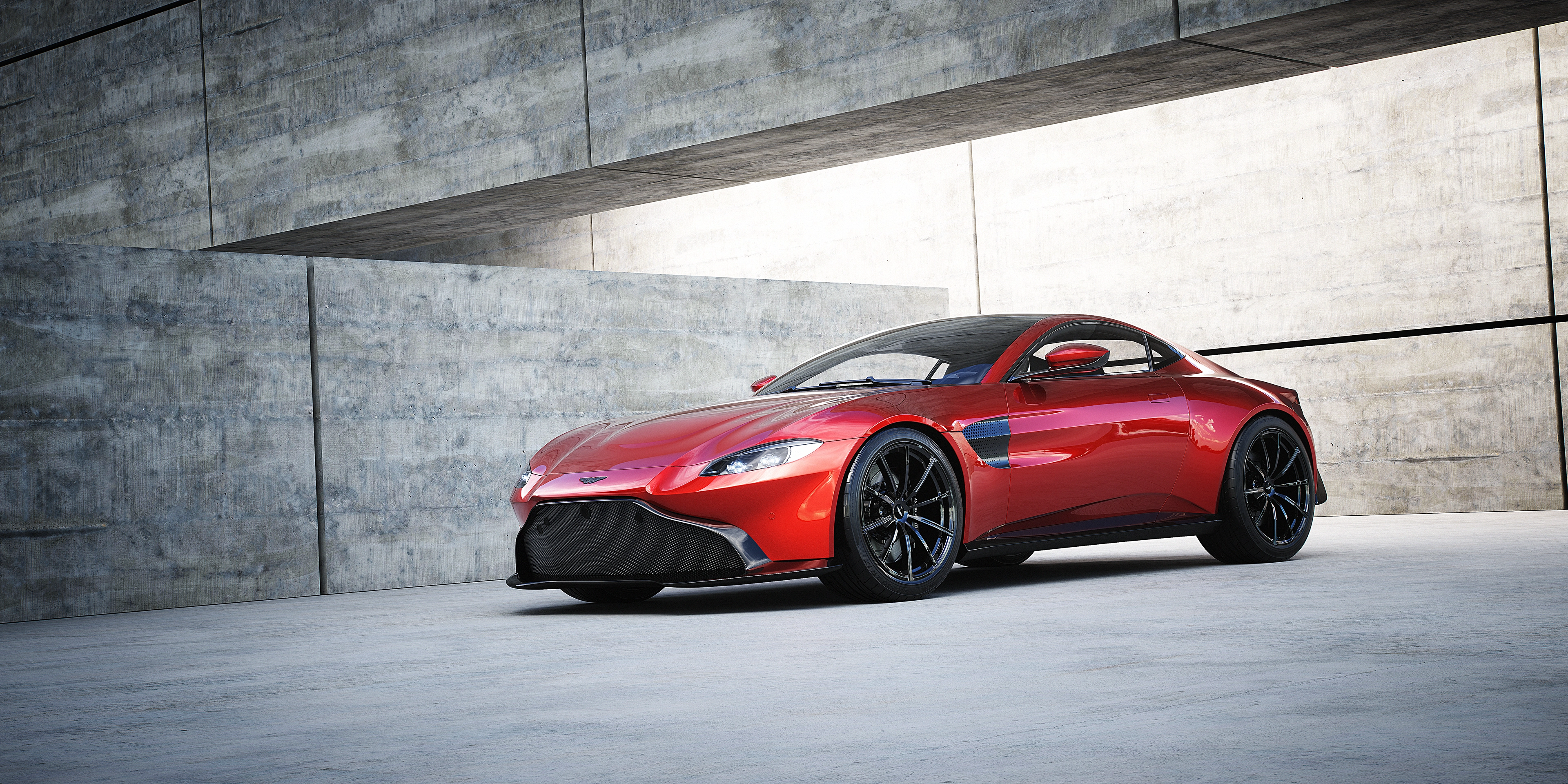 3D render of an Aston Martin Vantage