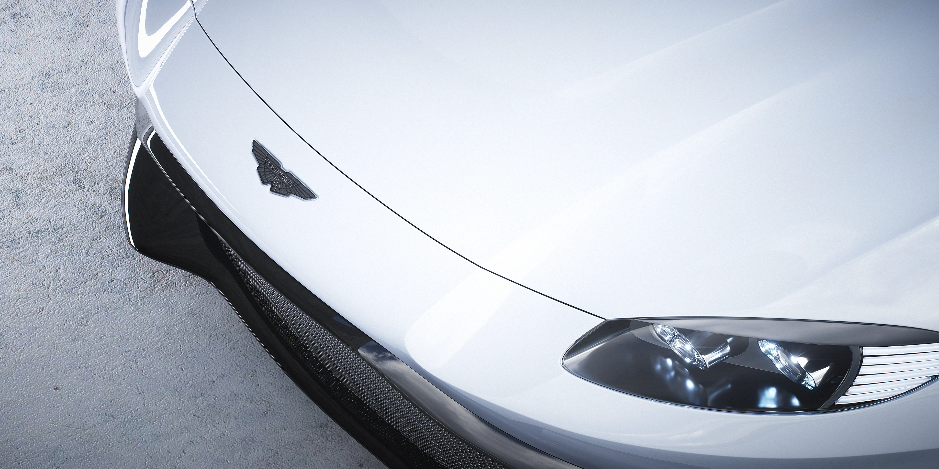 3D render of an Aston Martin Vantage